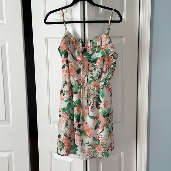 Love Tree Floral Mini Dress - Picture 1 of 4